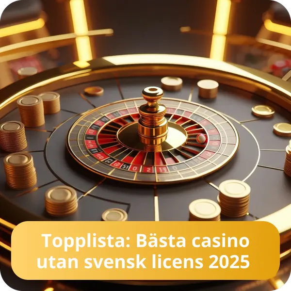 Topplista: Bästa casino utan svensk licens 2026